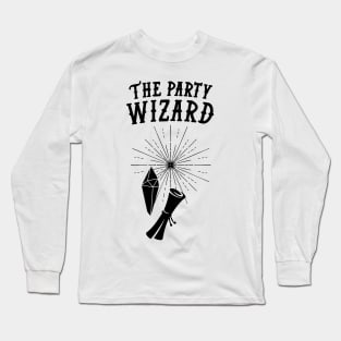 Wizard Dungeons and Dragons Team Party Long Sleeve T-Shirt